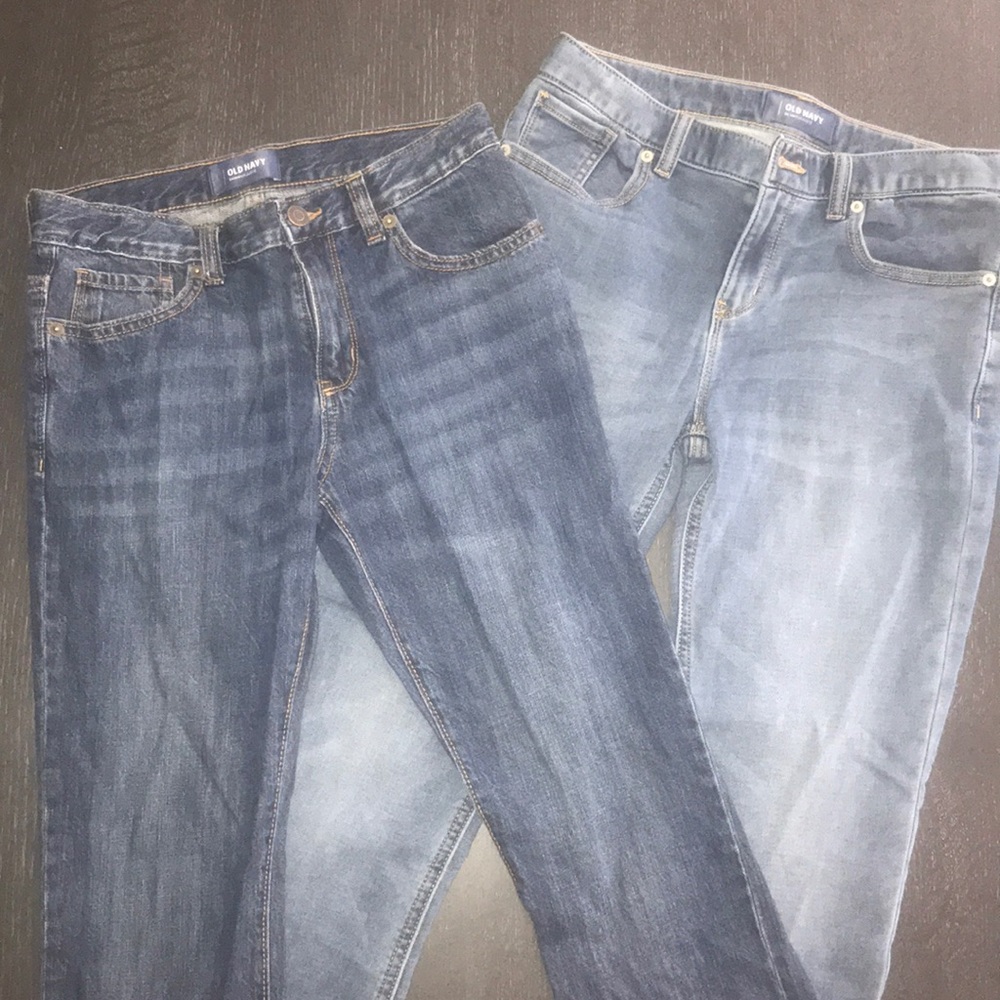 2 pairs of Old Navy jeans boys size 14